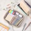 imageMr Pen Large Capacity Pillow Pencil Case Beige Pencil Pouch Pencil Bag Pen Case Pen Pouch Pen Bag Pencil Pouches Pencil Bags School Pencil Case College Pencil Case Makeup Pouch