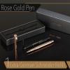 imageMr Pen Luxury Wooden Pen Black Ink Fancy Pen Fancy Pens for Women Nice Pens for Men Easter GiftRose Gold