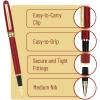imageMr Pen Luxury Wooden Pen Black Ink Fancy Pen Fancy Pens for Women Nice Pens for Men Easter GiftWooden