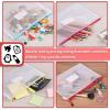 imageMr Pen Mesh Zipper Pouch 6 Pack A4Letter Size Multicolor Modern Style Ideal for Office School Travel
