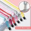 imageMr Pen Mesh Zipper Pouch 6 Pack A4Letter Size Multicolor Modern Style Ideal for Office School Travel
