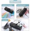 imageMr Pen PU Leather Boho Style Pencil Case Slim Aesthetic Leather PouchBlack