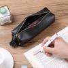 imageMr Pen PU Leather Boho Style Pencil Case Slim Aesthetic Leather PouchBlack
