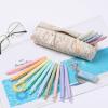 imageMr Pen PU Leather Boho Style Pencil Case Slim Aesthetic Leather PouchBoho