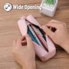imageMr Pen PU Leather Boho Style Pencil Case Slim Aesthetic Leather PouchPink