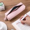 imageMr Pen PU Leather Boho Style Pencil Case Slim Aesthetic Leather PouchPink