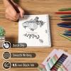 imageMr Pen Retractable Gel Pens 12 Pack Black Ink Gel Pens Fine Point 05mm Metallic Dark Vintage Barrels Fast Dry Retractable Pens Gel Ink Pens Aesthetic Pens for Journaling Fine Tip Pens