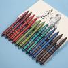 imageMr Pen Retractable Gel Pens 12 Pack Black Ink Gel Pens Fine Point 05mm Metallic Dark Vintage Barrels Fast Dry Retractable Pens Gel Ink Pens Aesthetic Pens for Journaling Fine Tip Pens