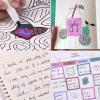 imageMr Pen Retractable Permanent Markers 6Pack Chisel Tip Assorted Colors Click Markers