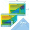 imageMr Pen Transparent Pencil Pouches 2 Pack Pencil Case for 3 Ring Binder Zipper Pouch