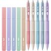imageMr Pen Aesthetic Highlighters and Gel Pens 10 Pack Pastel Colors Bible Highlighters No Bleed Black Ink Gel Pens Highlighter Pens No Bleed Highlighters for Bibles Gel Pens