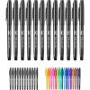 imageMr Pen Felt Tip Pens 16 Pack Assorted Colors Colored Felt Tip PensBlack