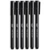 imageMr Pen Pack of 24  Black Felt Tip Pens Fast Dry 07mm Point Fine Point Bible Journaling Planner MarkersBlack