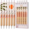 imageMr Pen Retractable Gel Pens 6 Pack Boho Theme Black Gel Pens Fast Dry Gel Pens Fine Point 05mm Retractable Pens Cute Pens Gel Ink Pens Black Pens Aesthetic Pens for Journaling