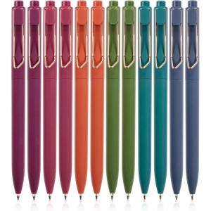 imageMr Pen Ballpoint Pens 12 Pack Vintage Color Barrels Black Ink Cute Ballpoint Pens Black Ink Cute Pens for Journaling Aesthetic Pens Ball Point Pens Black Pens Ballpoint Smooth Writing Pens