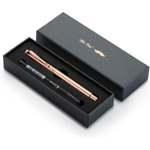 imageMr Pen Luxury Wooden Pen Black Ink Fancy Pen Fancy Pens for Women Nice Pens for Men Easter GiftRose Gold