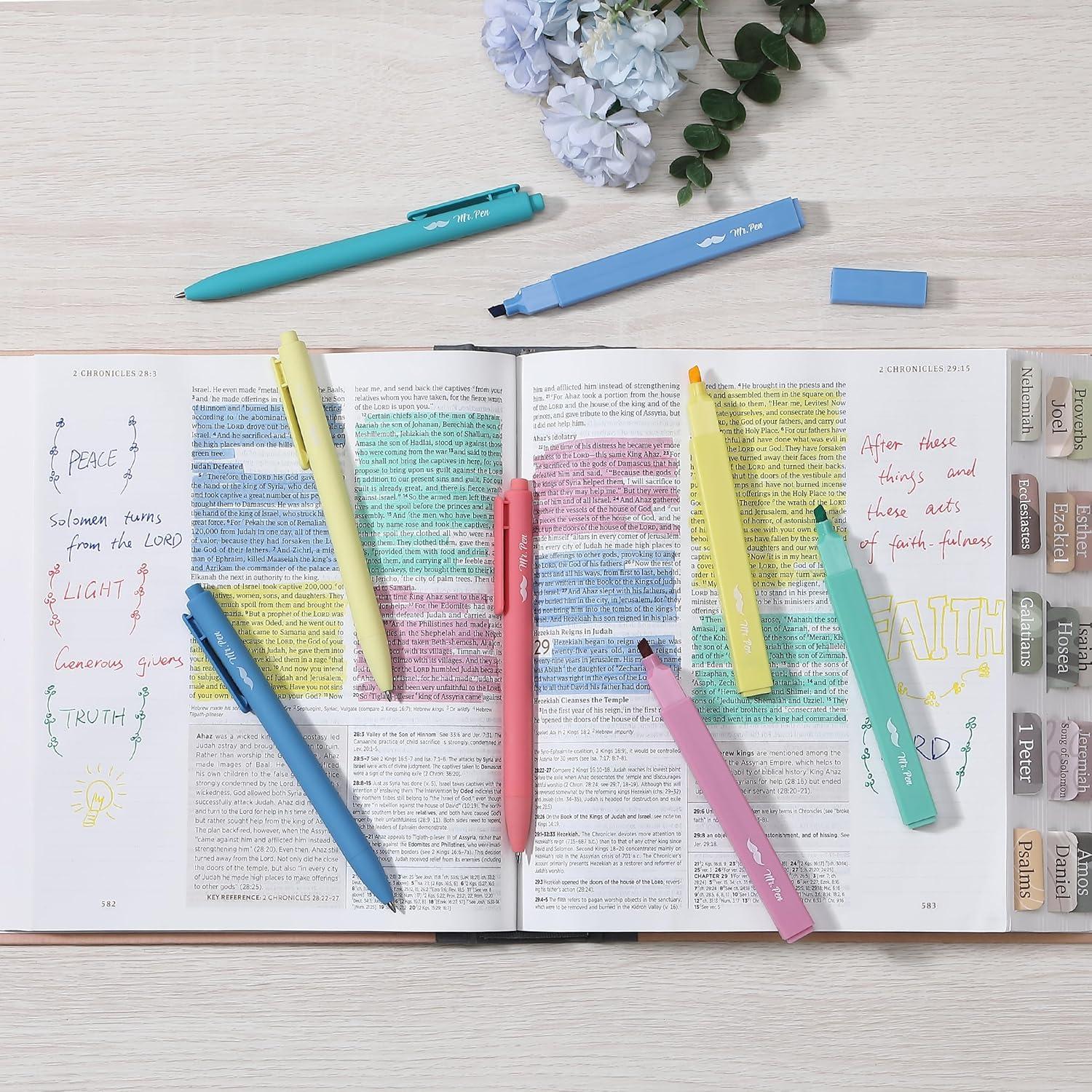 imageMr Pen Aesthetic Highlighters and Gel Pens 8 Pack Assorted Color Highlighters Assorted Color Gel Pens Highlighter Pens Cute Highlighters Gel PensCandy