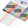 imageMr Pen Aesthetic Highlighters and Gel Pens 18 Pack Gel Highlighters for Bibles Pastel Color Highlighters Assorted Color Gel Pens Highlighter Pens Pastel Color Bible Highlighter No Bleed