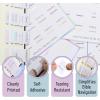 imageMr Pen Bible Tabs 75 Tabs Pastel Colors Laminated Bible Tabs for Women and Men Bible Tabs for Study Bible Bible Index Tabs Bible Book Tabs Bible Labels Tabs Mr Pen Bible TabsHolographic
