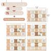 imageMr Pen Bible Tabs 75 Tabs Pastel Colors Laminated Bible Tabs for Women and Men Bible Tabs for Study Bible Bible Index Tabs Bible Book Tabs Bible Labels Tabs Mr Pen Bible TabsCoffee Palette