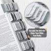 imageMr Pen Bible Tabs 75 Tabs Pastel Colors Laminated Bible Tabs for Women and Men Bible Tabs for Study Bible Bible Index Tabs Bible Book Tabs Bible Labels Tabs Mr Pen Bible TabsGray