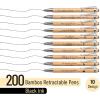 imageMr Pen Bible Verse Pens 200 Pack Retractable Bamboo Pen Black Ink Christian Pens for Women Men Bible Pens No Bleed Through Ballpoint Pens Ballpoint Inspirational Pens Christian Pens Bulk200 Pack