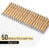 imageMr Pen Bible Verse Pens 200 Pack Retractable Bamboo Pen Black Ink Christian Pens for Women Men Bible Pens No Bleed Through Ballpoint Pens Ballpoint Inspirational Pens Christian Pens Bulk50 Pack