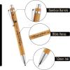 imageMr Pen Bible Verse Pens 200 Pack Retractable Bamboo Pen Black Ink Christian Pens for Women Men Bible Pens No Bleed Through Ballpoint Pens Ballpoint Inspirational Pens Christian Pens Bulk50 Pack