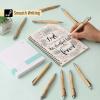 imageMr Pen Bible Verse Pens 200 Pack Retractable Bamboo Pen Black Ink Christian Pens for Women Men Bible Pens No Bleed Through Ballpoint Pens Ballpoint Inspirational Pens Christian Pens Bulk80 Pack