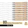 imageMr Pen Bible Verse Pens 200 Pack Retractable Bamboo Pen Black Ink Christian Pens for Women Men Bible Pens No Bleed Through Ballpoint Pens Ballpoint Inspirational Pens Christian Pens Bulk80 Pack