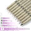 imageMr Pen Drawing Pens for Artists 8 Pack Black Multiliner Artist pens Micro Pens for Drawing Ink Pens for Drawing Sketch Pens Micro Pen Fineliner Pens Bible Journaling Pens10 Tip Sizes015 to 07 mm