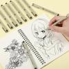 imageMr Pen Drawing Pens for Artists 8 Pack Black Multiliner Artist pens Micro Pens for Drawing Ink Pens for Drawing Sketch Pens Micro Pen Fineliner Pens Bible Journaling Pens10 Tip Sizes015 to 07 mm