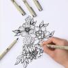 imageMr Pen Drawing Pens for Artists 8 Pack Black Multiliner Artist pens Micro Pens for Drawing Ink Pens for Drawing Sketch Pens Micro Pen Fineliner Pens Bible Journaling Pens16 Tip Sizes005 to 3 mm