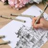 imageMr Pen Drawing Pens for Artists 8 Pack Black Multiliner Artist pens Micro Pens for Drawing Ink Pens for Drawing Sketch Pens Micro Pen Fineliner Pens Bible Journaling Pens6 Tip Sizes02 to 05 mm and Brush