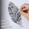 imageMr Pen Drawing Pens for Artists 8 Pack Black Multiliner Artist pens Micro Pens for Drawing Ink Pens for Drawing Sketch Pens Micro Pen Fineliner Pens Bible Journaling Pens10 Tip Sizes015 to 07 mm