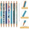 imageMr Pen Fancy Pens for Women Azure Elegance 7 Black Ink Ballpoint Pens with 10 Refills 10mm Cute Pens for Journaling Easter GiftAzure Elegance