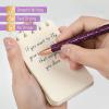 imageMr Pen Fancy Pens for Women Azure Elegance 7 Black Ink Ballpoint Pens with 10 Refills 10mm Cute Pens for Journaling Easter GiftElegant in Purple