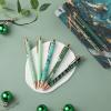 imageMr Pen Fancy Pens for Women Azure Elegance 7 Black Ink Ballpoint Pens with 10 Refills 10mm Cute Pens for Journaling Easter GiftEmerald Enchantment