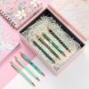 imageMr Pen Fancy Pens for Women Azure Elegance 7 Black Ink Ballpoint Pens with 10 Refills 10mm Cute Pens for Journaling Easter GiftEmerald Enchantment