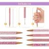 imageMr Pen Fancy Pens for Women Azure Elegance 7 Black Ink Ballpoint Pens with 10 Refills 10mm Cute Pens for Journaling Easter GiftPink Paradise