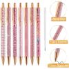 imageMr Pen Fancy Pens for Women Azure Elegance 7 Black Ink Ballpoint Pens with 10 Refills 10mm Cute Pens for Journaling Easter GiftPink Paradise