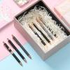 imageMr Pen Fancy Pens for Women Azure Elegance 7 Black Ink Ballpoint Pens with 10 Refills 10mm Cute Pens for Journaling Easter GiftStarry Night