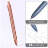 imageMr Pen Retractable Gel Pens 6 Pack Black Ink Gel Pens Fine Point 05mm Metallic Dark Vintage Barrels Fast Dry Retractable Pens Gel Ink Pens Aesthetic Pens for Journaling Fine Tip Pens