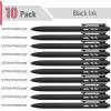 imageMr Pen Retractable Pens  Black Ink Fine Point 05 mm 10 Pack Aesthetic Pens for Journaling