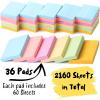 imageMr Pen Sticky Notes  15x2 2160 Sheets Pastel Small Mini Bible Mini Little TinyPastel