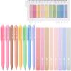 imageMr Pen Aesthetic Highlighters and Gel Pens 16 Pack 200 Sheets Transparent Sticky Tabs for Books No Bleed Highlighters for Bible Pages No Bleed Pens and Highlighters Set Colored Gel Pens