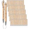 imageMr Pen Bible Verse Pens 200 Pack Retractable Bamboo Pen Black Ink Christian Pens for Women Men Bible Pens No Bleed Through Ballpoint Pens Ballpoint Inspirational Pens Christian Pens Bulk100 Pack