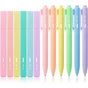 imageMr Pen Aesthetic Highlighters and Gel Pens 8 Pack Assorted Color Highlighters Assorted Color Gel Pens Highlighter Pens Cute Highlighters Gel PensPastel