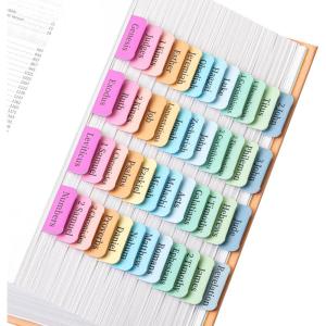 imageMr Pen Bible Tabs 75 Tabs Pastel Colors Laminated Bible Tabs for Women and Men Bible Tabs for Study Bible Bible Index Tabs Bible Book Tabs Bible Labels Tabs Mr Pen Bible TabsPastel 2