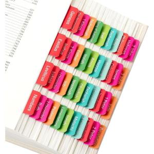 imageMr Pen Bible Tabs 75 Tabs Pastel Colors Laminated Bible Tabs for Women and Men Bible Tabs for Study Bible Bible Index Tabs Bible Book Tabs Bible Labels Tabs Mr Pen Bible TabsNeon